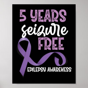 Affiche Sensibilisation à l'épilepsie 5 ans d'emprisonneme