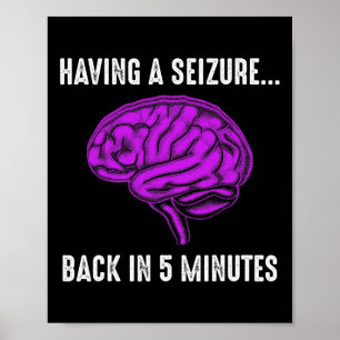 Affiche Sensibilisation à l'épilepsie Ayant Crise Epilepti