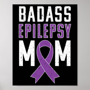 Affiche Sensibilisation à l'épilepsie par l'épilepsie Mama