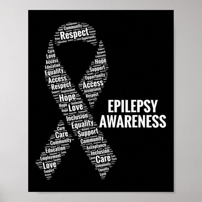 Affiche Sensibilisation à l'épilepsie Respect Soins Plaido (Devant)