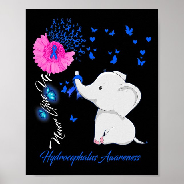 Affiche Sensibilisation à l'hydrocéphalie - Hydrocéphalie  (Devant)