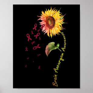Affiche Sensibilisation à l'neurymie cérébrale Tournesol 1
