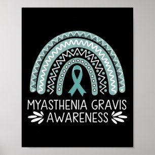 Affiche Sensibilisation à Myasthenia Gravis