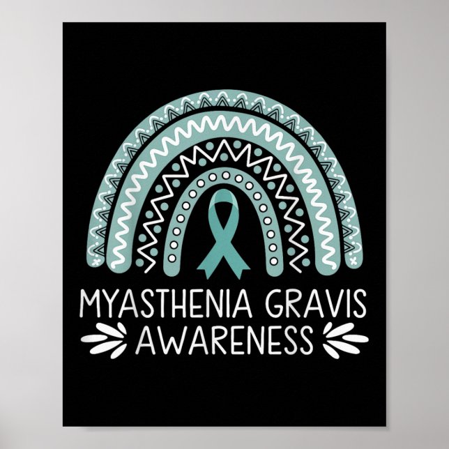 Affiche Sensibilisation à Myasthenia Gravis (Devant)