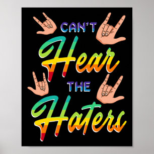 Affiche Sensibilisation Aide auditive Implant Asl ne peut