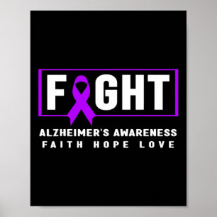 Affiche Sensibilisation - Alzheimer Combattre Heimer