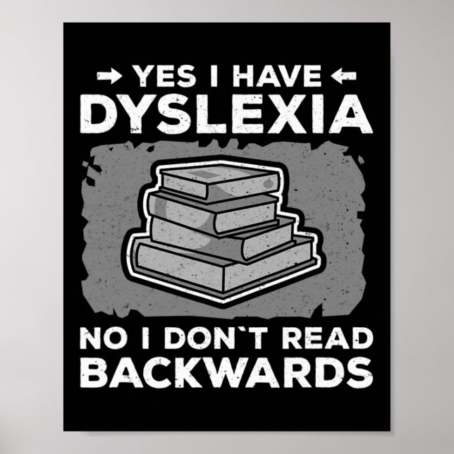 Affiche Sensibilisation Apprentissage Handicap Dyslexique  (Devant)