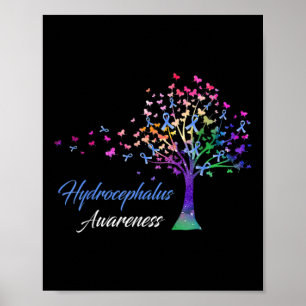 Affiche Sensibilisation Arbre Ruban Amour Espoir Sensibili