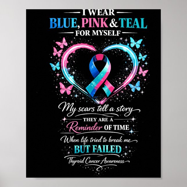 Affiche Sensibilisation au cancer de la thyroïde  (Devant)