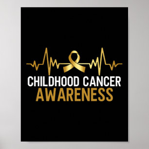 Affiche sensibilisation au cancer de l'enfant septembre ca