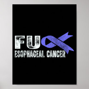 Affiche Sensibilisation au cancer de l'oesophage Suprt Rét