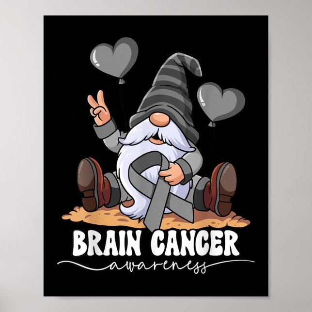 Affiche Sensibilisation au cancer du cerveau (Devant)