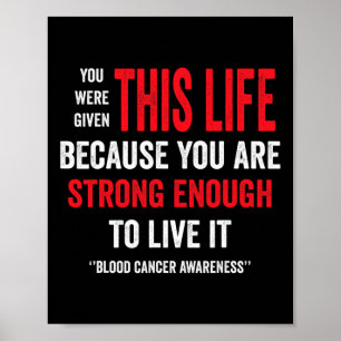 Affiche Sensibilisation au cancer du sang - Sensibilisatio