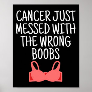 Affiche Sensibilisation au cancer du sein Cancer Messagé A