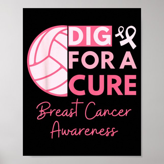 Affiche Sensibilisation au cancer du sein Creusez pour un  (Devant)