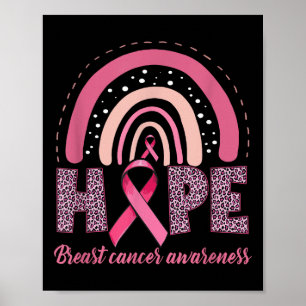 Affiche Sensibilisation au cancer du sein de l'espoir Ruba