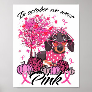 Affiche Sensibilisation Au Cancer Du Sein En Octobre Nous