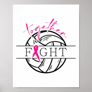Affiche Sensibilisation au cancer du sein ensemble Nous co