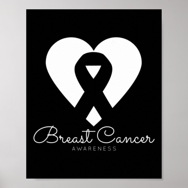 Affiche Sensibilisation au cancer du sein - Journée mondia (Devant)