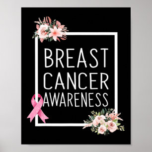 Affiche Sensibilisation au cancer du sein Lutte contre le