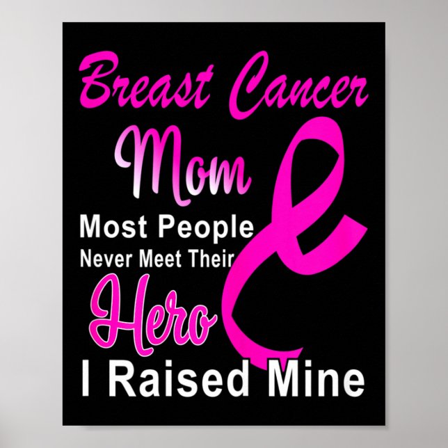 Affiche Sensibilisation au cancer du sein Mère Guerrier du (Devant)