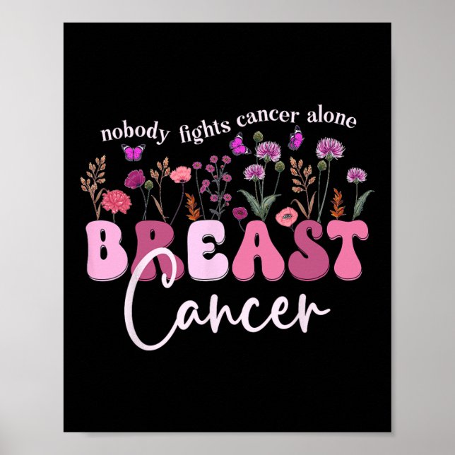 Affiche Sensibilisation au cancer du sein Mère Soutien Can (Devant)