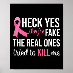 Affiche Sensibilisation au cancer du sein Pink Ribbon Mama