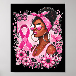 Affiche Sensibilisation au cancer du sein Porter du rose A