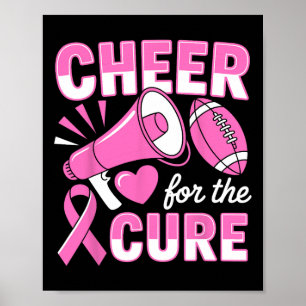 Affiche Sensibilisation Au Cancer Du Sein Pour Le Footbyl