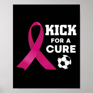 Affiche Sensibilisation Au Cancer Du Sein Pour Un Football