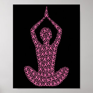 Affiche Sensibilisation au cancer du sein Ruban rose &