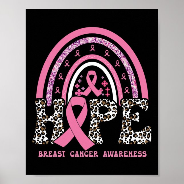 Affiche Sensibilisation au cancer du sein Soutien du mois  (Devant)