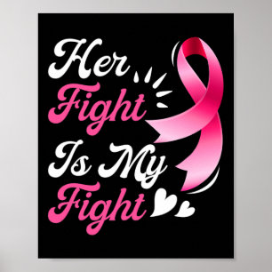 Affiche Sensibilisation au cancer du sein Soutien familial