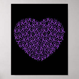 Affiche Sensibilisation au cancer pancréatique Coeur de ru