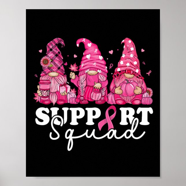 Affiche Sensibilisation Au Cancer Pour Les Femmes Gnomes S (Devant)