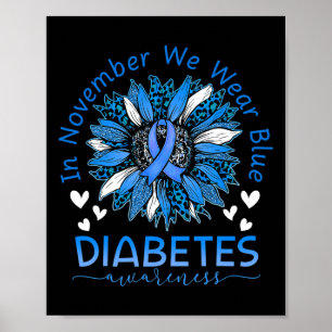 Affiche Sensibilisation Au Diabète En Novembre Nous Porton