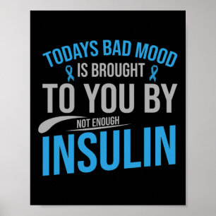 Affiche Sensibilisation au diabète Type 1 2 - Diabétique T