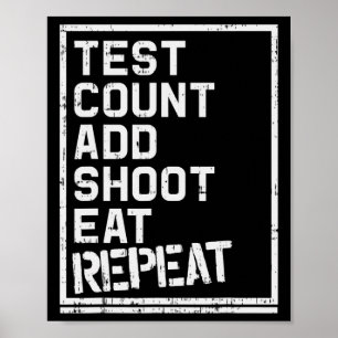 Affiche Sensibilisation au diabète Type 1 Nombre de tests 