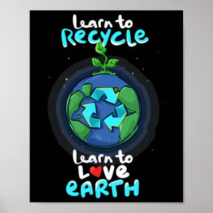 Affiche Sensibilisation au jour des terres - Apprendre Rec