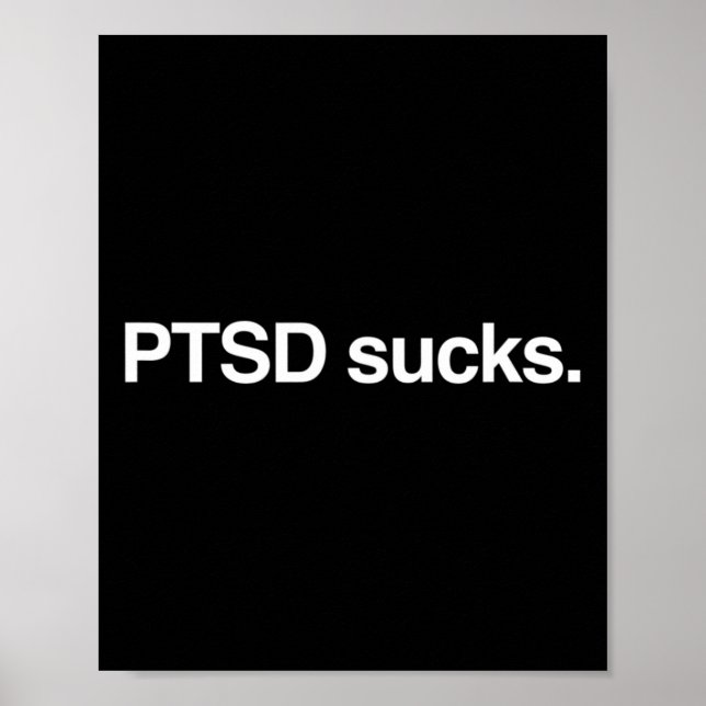 Affiche Sensibilisation au stress post-traumatique (Devant)