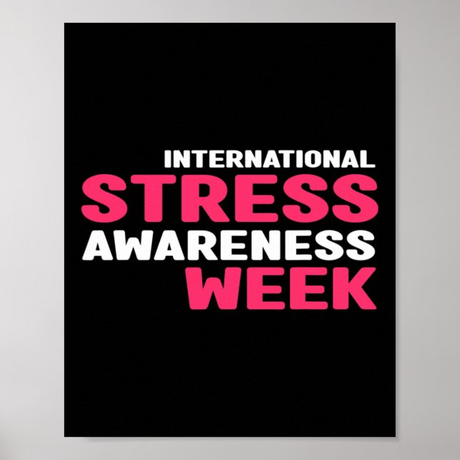 Affiche Sensibilisation au stress - Sensibilisation intern (Devant)