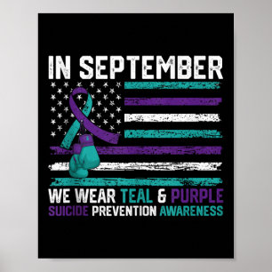Affiche Sensibilisation au suicide 2024 En Septembre Nous