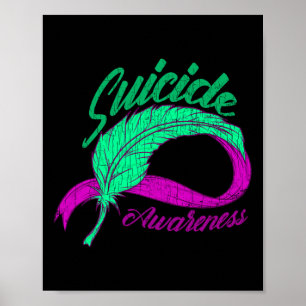 Affiche Sensibilisation au suicide Ailes Santé mentale Joy