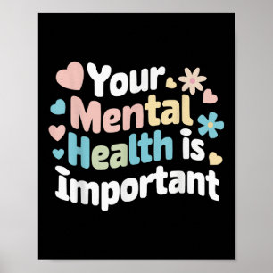 Affiche Sensibilisation au suicide Dépression Anxiété Sant