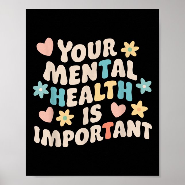 Affiche Sensibilisation au suicide Dépression Anxiété Sant (Devant)