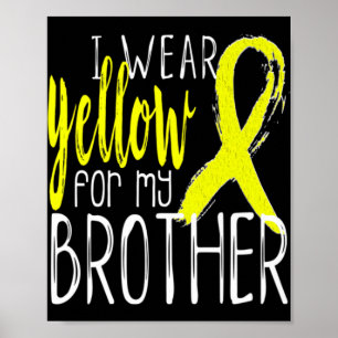 Affiche Sensibilisation au suicide Je porte un jaune pour
