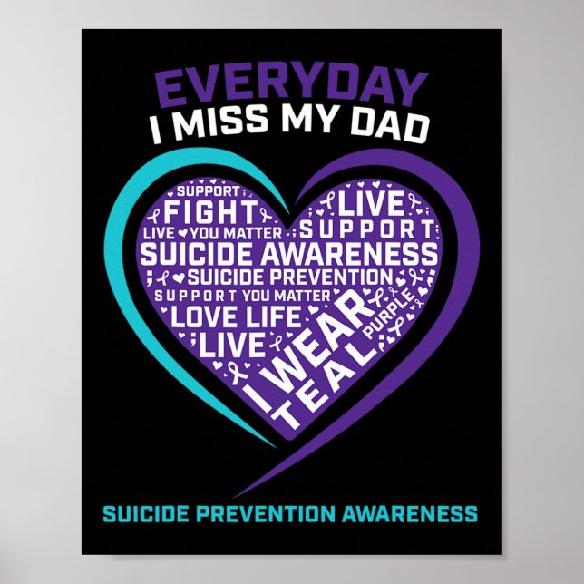Affiche Sensibilisation au suicide Papa Femmes Hommes Prév (Devant)
