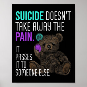 Affiche Sensibilisation au suicide point-virgule Santé men