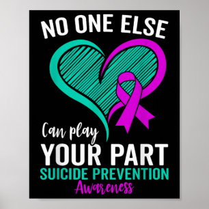 Affiche Sensibilisation au suicide Prévention du suicide