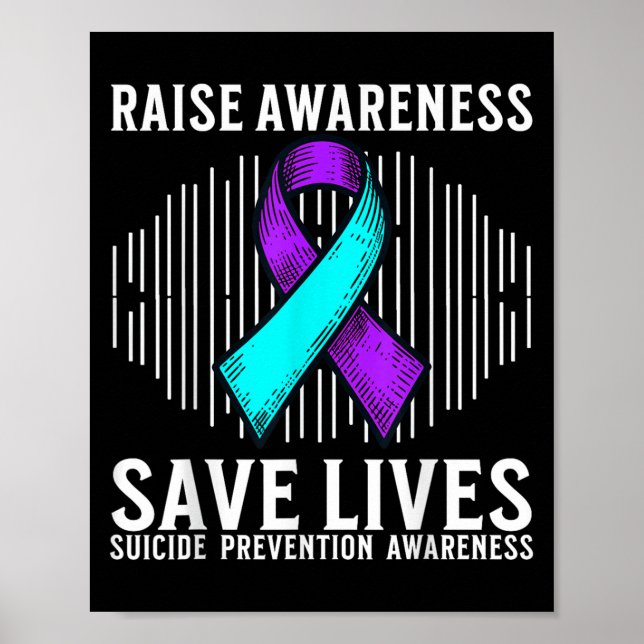 Affiche Sensibilisation au suicide Soutien Sensibilisation (Devant)